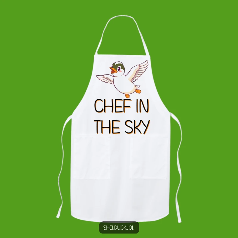Funny Shelduck Kitchen Apron - Comical Chef Bird Gift