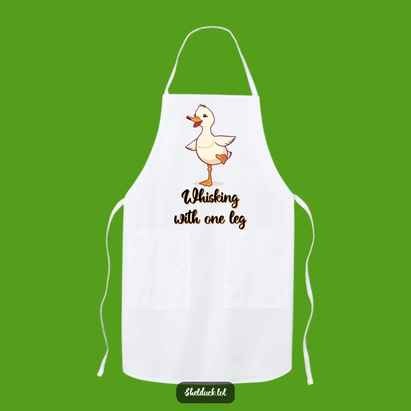 Funny Shelduck Balancing Apron: Kitchen Comedy With a Wobbly Bird!