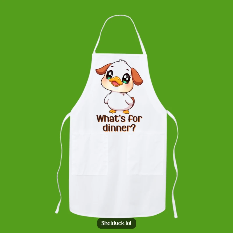 Funny Shelduck Curious Apron: Explore With an Inquisitive Bird!
