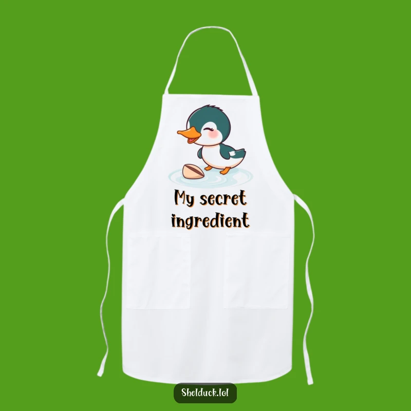 Funny Shelduck Diving Apron: Cook with Enthusiasm and Avian Flair