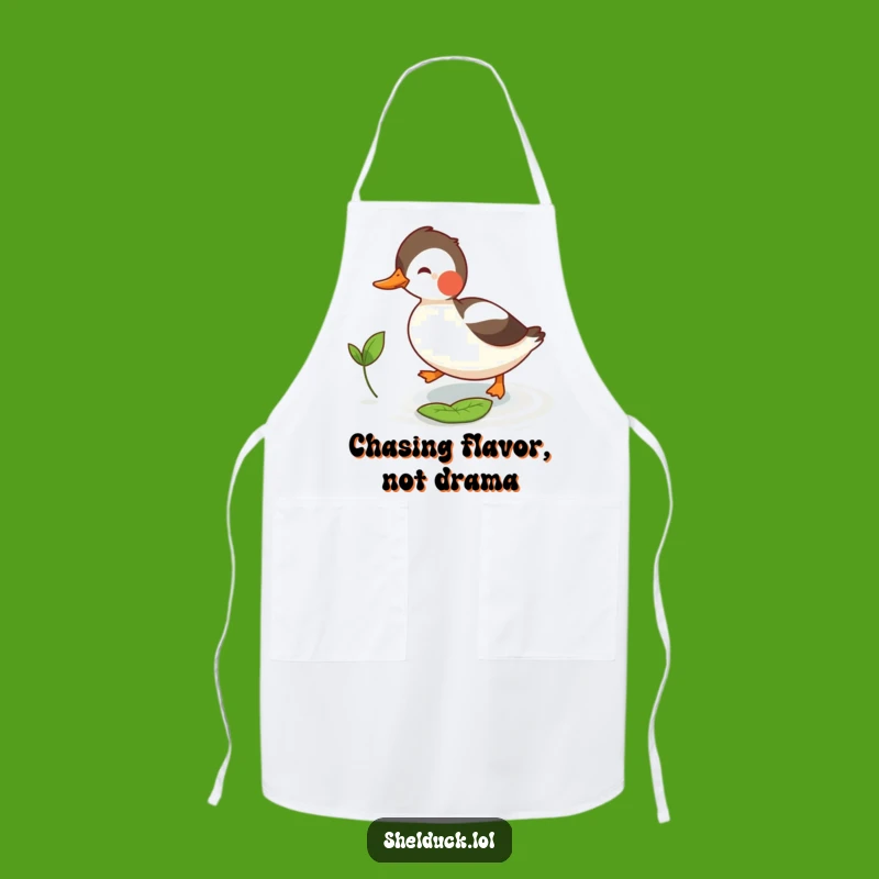 Funny Shelduck Leaf Chase Apron: Cook Up Laughs in the Kitchen, Great Gift