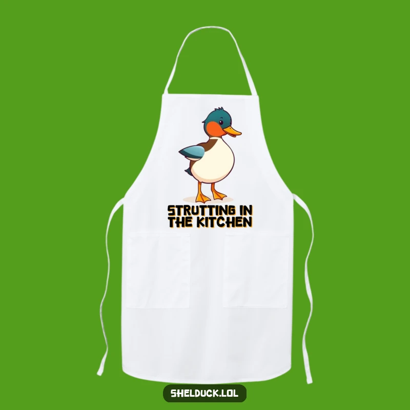 Funny Shelduck Strut Apron - Cook with Comical Flair Gift