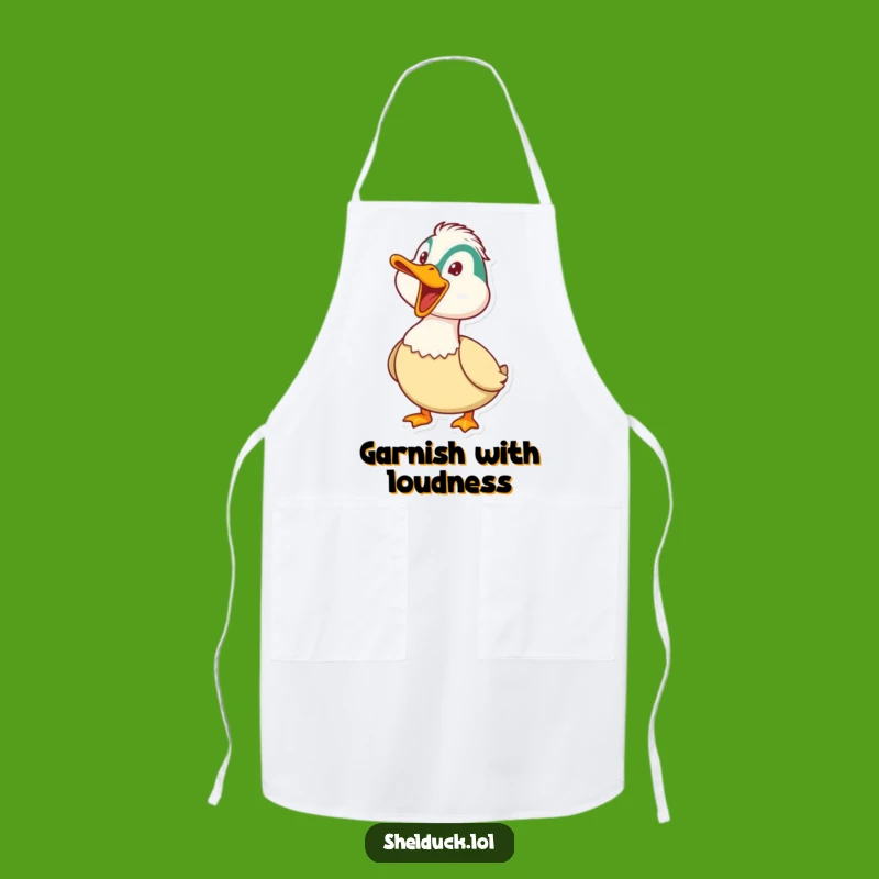 Funny Honking Shelduck Apron - Playful Bird Kitchen Apron, Fun Gift!