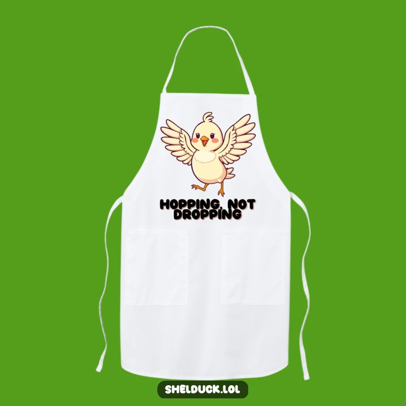 Funny Hopping Bird Apron: Cook with Cheer and High-Flying Style
