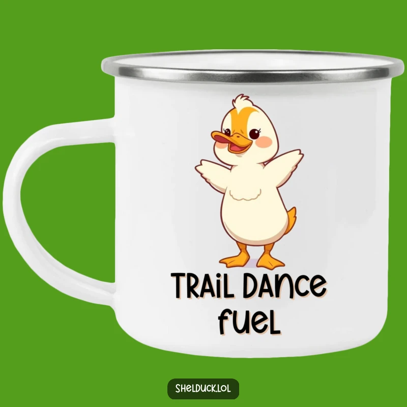 Funny Shelduck Dance Camping Mug - Durable Bird Mug for Outdoor Fun, Great Gift!