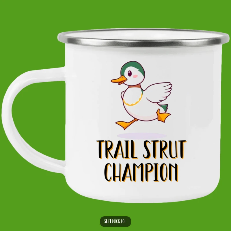 Funny Shelduck Strut Camping Mug: Your Companion for Confident Sips