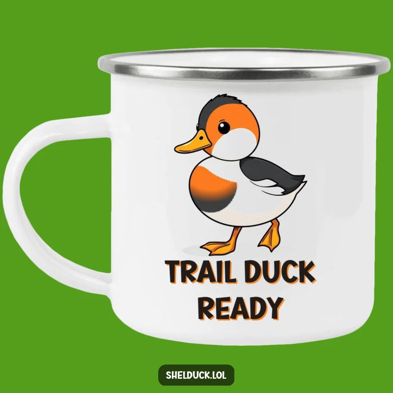 Funny Shelduck Waddling Camping Mug - Determined Adventures Fuel