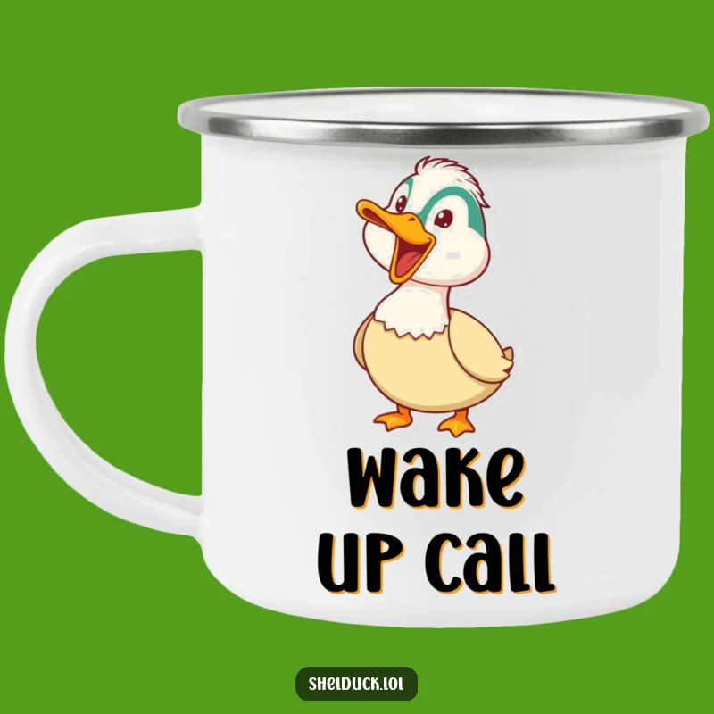 Funny Honking Shelduck Camping Mug - Durable Bird Mug for Loud Adventures, Great Gift!