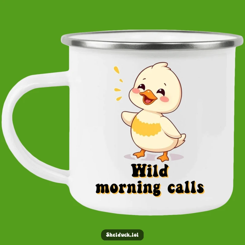 Funny Shelduck Chirping Camping Mug: Your Hilarious Companion for Outdoor Adventures