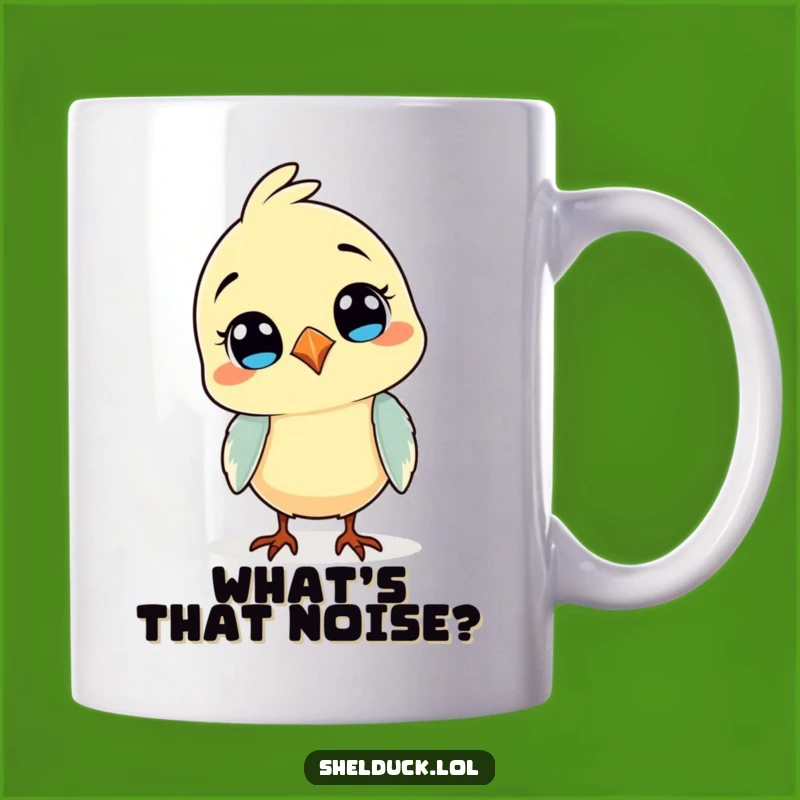 Funny Curious Bird Head Tilt Mug - Adorable & Hilarious Gift for Bird Lovers