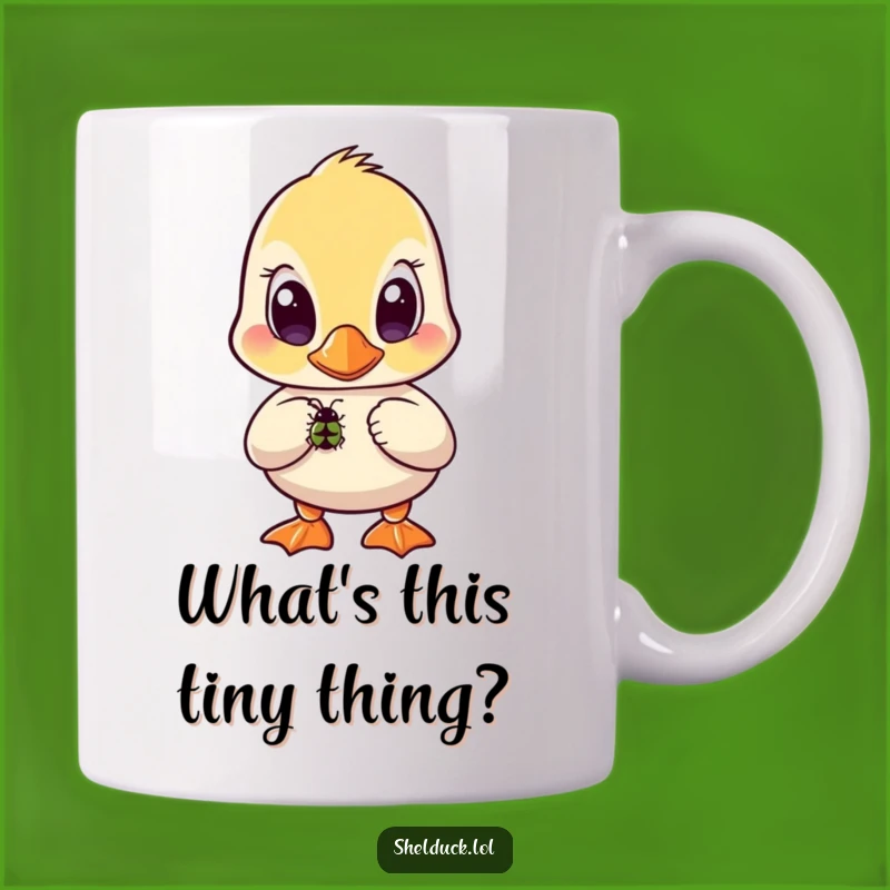 Funny Shelduck Bug Mug - Curious Bird's Intense Focus, Perfect Funny Gift!