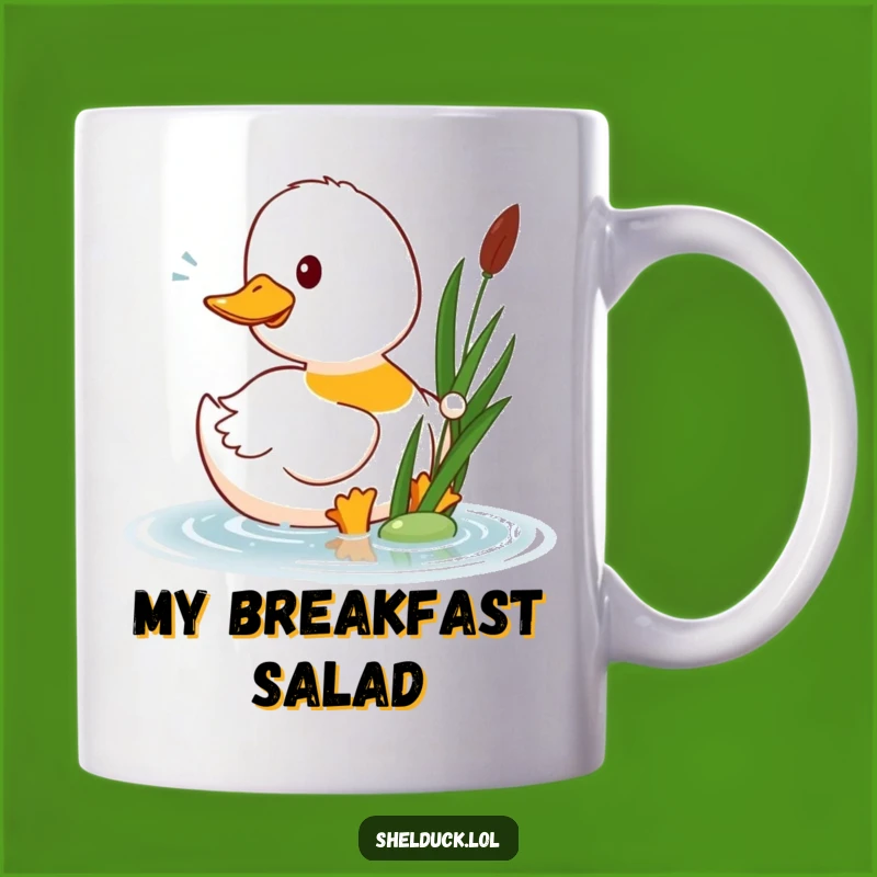 Funny Shelduck Pecking Reed Mug: A Hilarious Gift for Bird Lovers