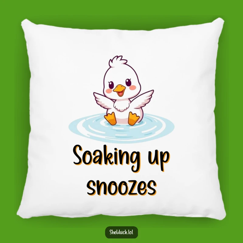 Funny Shelduck Bobbing Pillow: Cheerful Water Bird Cushion for Cozy Comfort Gift