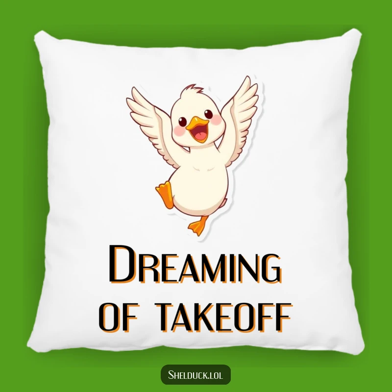 Funny Shelduck Flapping Pillow: Cozy Comfort With a Cheerful Bird!