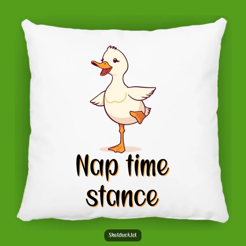 Funny Shelduck Balancing Pillow: Cozy Comfort With a Wobbly Bird!