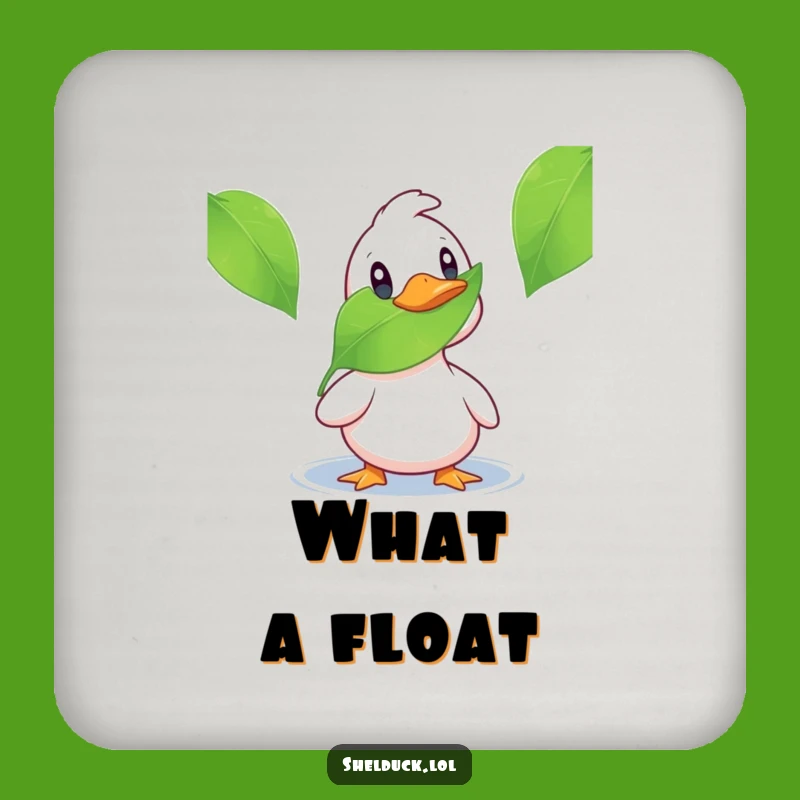 Funny Shelduck Surprise Coaster: Protect Surfaces with Humor!