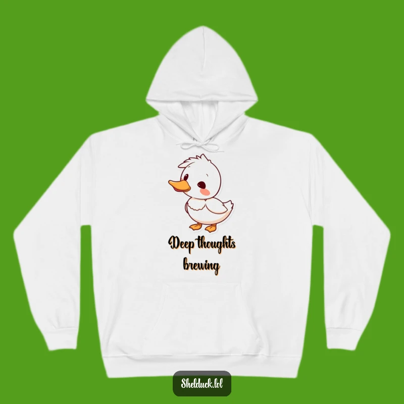 Funny Shelduck Head Tilt Hoodie - Cozy Comfort for Curious Minds