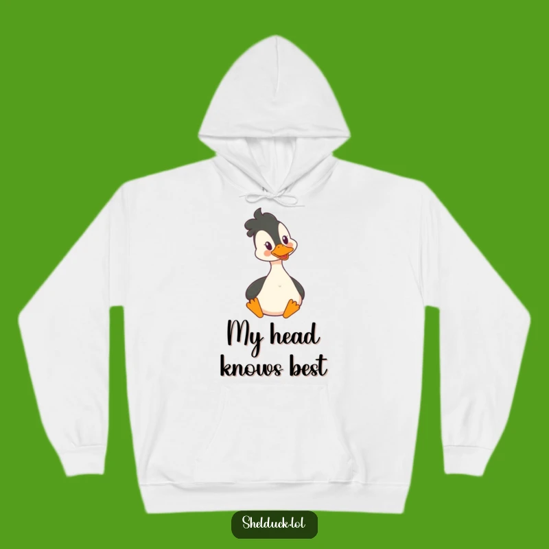 Funny Shelduck Hoodie - Cozy Bobbing Head Design, Happy Comfort Gift