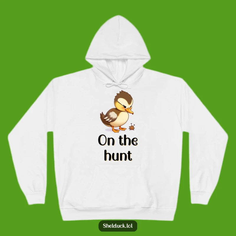 Funny Shelduck Peck Hoodie: Cozy Playful Duck, Perfect Gift for Relaxation