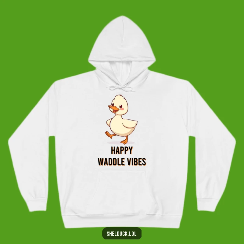 Funny Shelduck Waddling Hoodie - Cozy & Hilarious Happy Bird Apparel!