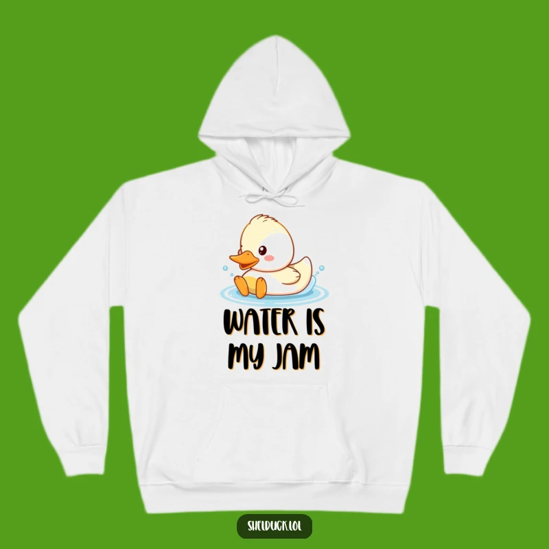 Funny Shelduck Splash Hoodie: Cozy Happy Duck, Perfect Gift for Comfort
