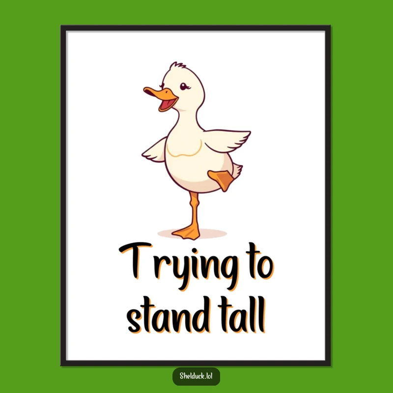 Free Printable Shelduck Wall Art: Balancing Bird Downloadable Decor for Quirky Spaces