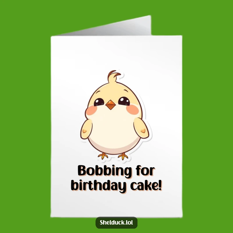 Free Printable Bird Birthday Card - Enthusiastic Bobbing Head Downloadable