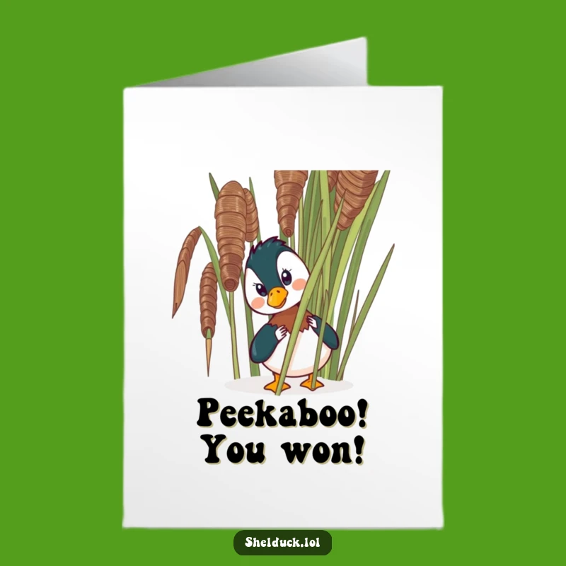 Free Printable Congrats Card: Shelduck's Peek-a-Boo For Your Big Success