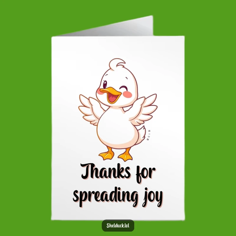 Free Printable Shelduck Thank You Card: A Joyful Spread of Thanks