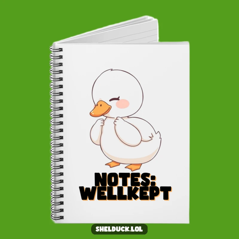 Funny Content Shelduck Notebook - Relaxed Bird Journal, Perfect Gift!