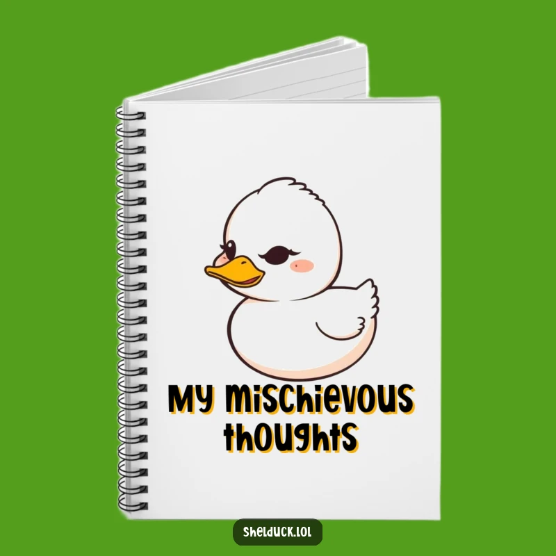 Funny Shelduck Journal - Mischief Notes, Hilarious Gift for Writers