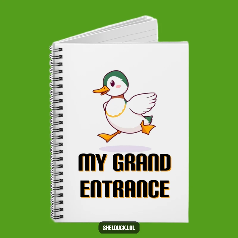 Funny Shelduck Strut Notebook: Jot Down Ideas with Avian Confidence