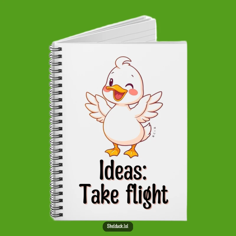 Funny Joyful Shelduck Notebook - Happy Bird Journal, Perfect Gift!
