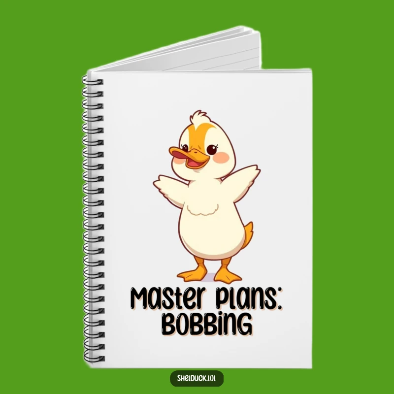 Funny Shelduck Dance Notebook - Silly Bird Journal for Your Thoughts, Great Gift!