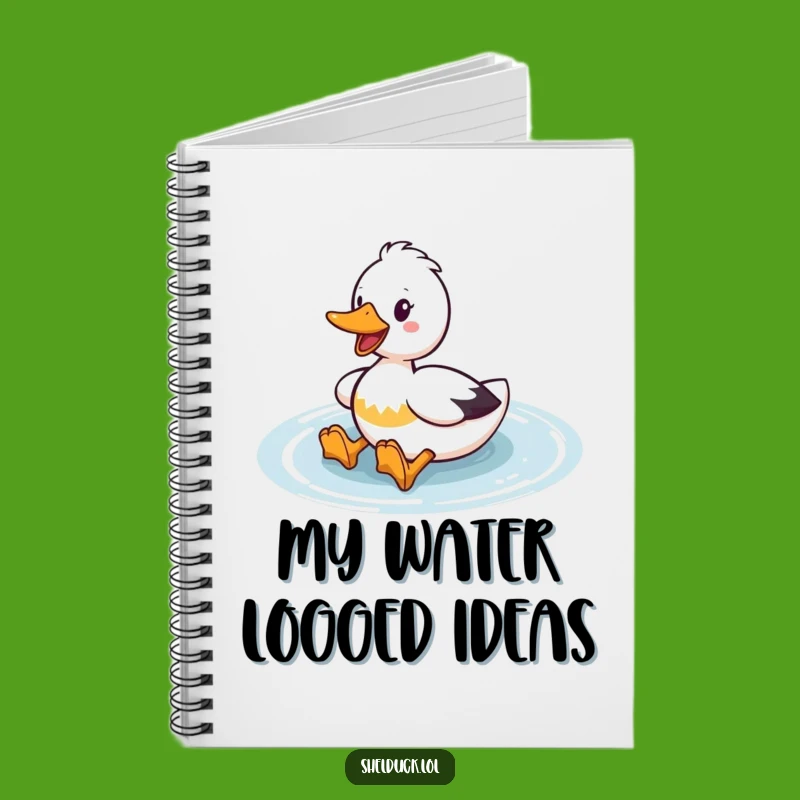 Funny Shelduck Notebook: Enthusiastic Paddler Journal, Perfect Gift for Writers