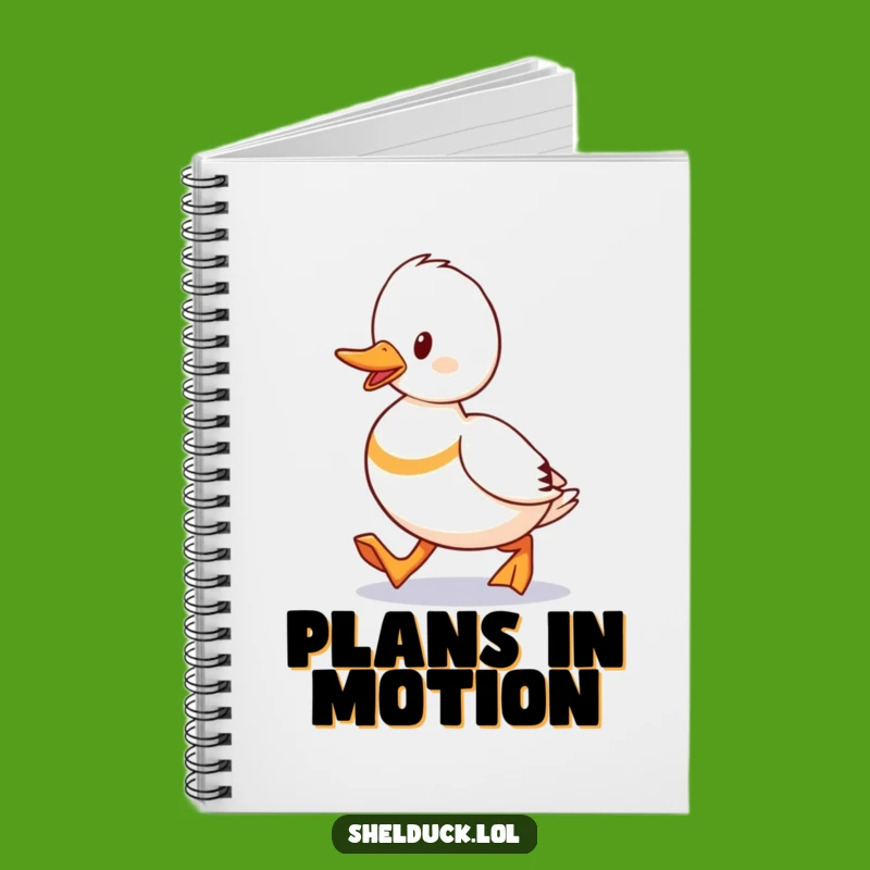 Funny Shelduck Waddling Notebook: Determined Water Bird Journal Gift