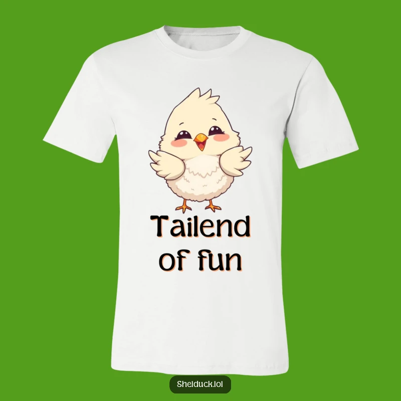 Funny Fluffy Bird T-Shirt: Show Your Playful Side with This Hilarious Design