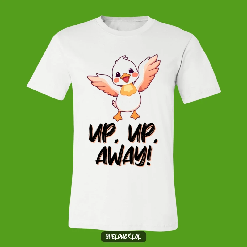 Funny Shelduck Flight T-Shirt: Uplifting and Hilarious Bird Tee Gift