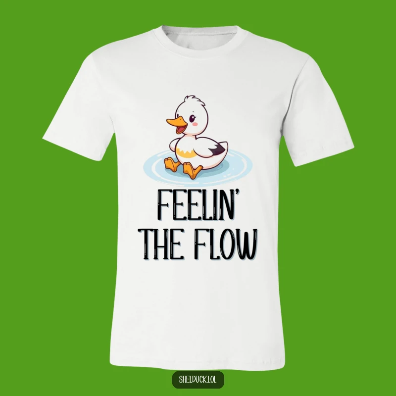 Funny Shelduck T-Shirt: Enthusiastic Paddler Design, Great Waterfowl Gift