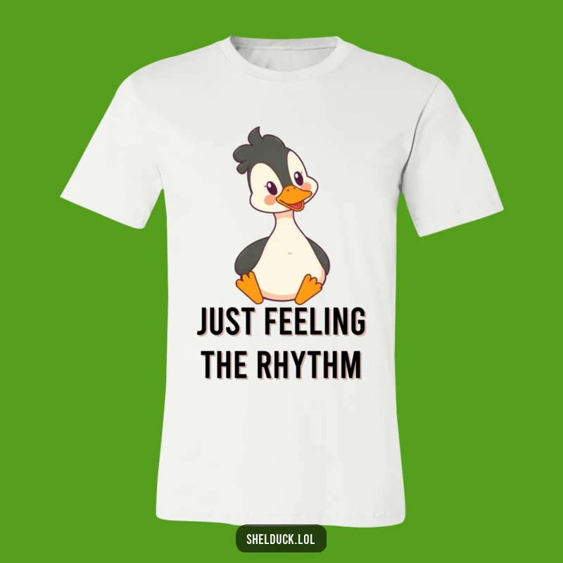 Funny Shelduck T-Shirt - Happy Head Bobbing Bird, Joyful Expression Gift