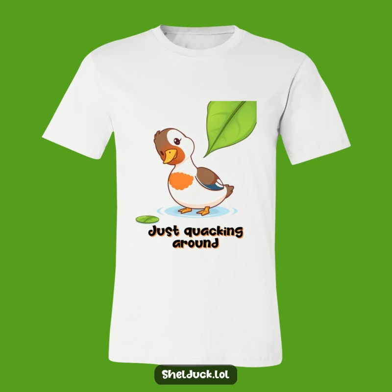 Funny Shelduck T-Shirt: Adorable Curious Duck Tee, Perfect Humorous Bird Lover Gift!