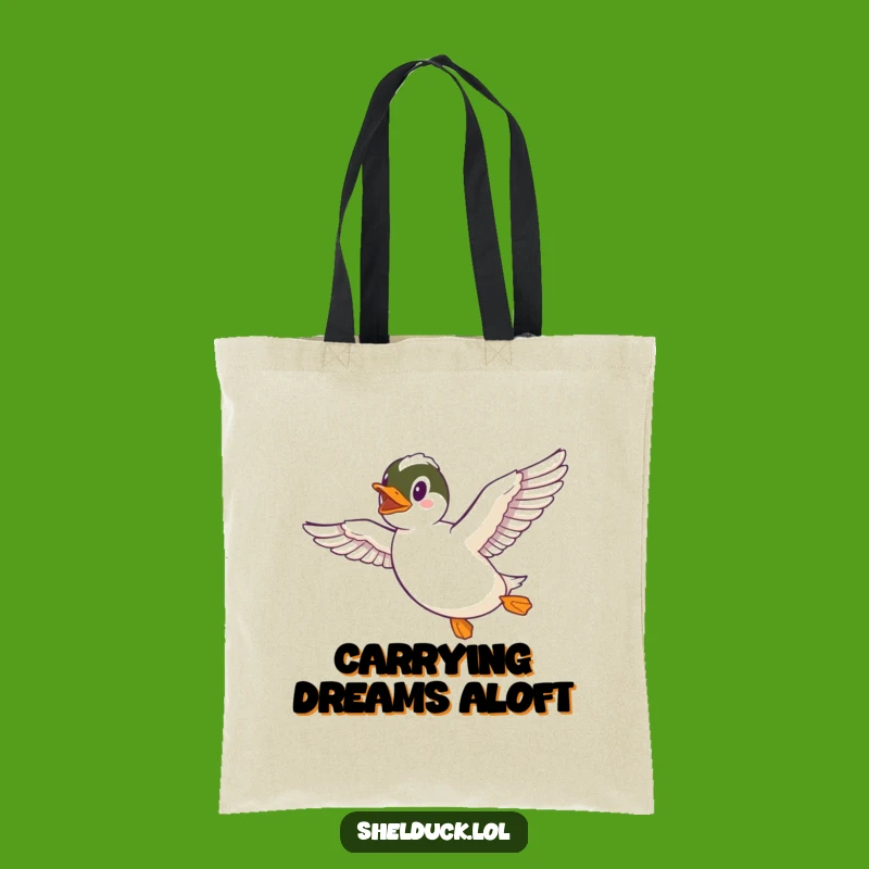 Funny Shelduck Tote Bag - Comical Bird Lover Carry-All Gift