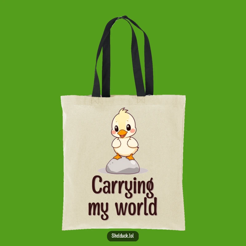 Funny Shelduck Balancing Tote Bag: Hilarious Bird Bag for Everyday Errands
