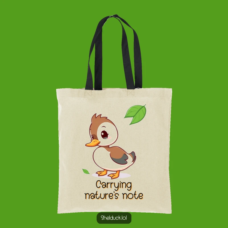 Funny Shelduck Tote Bag - Curious Explorer, Wonderful Funny Gift