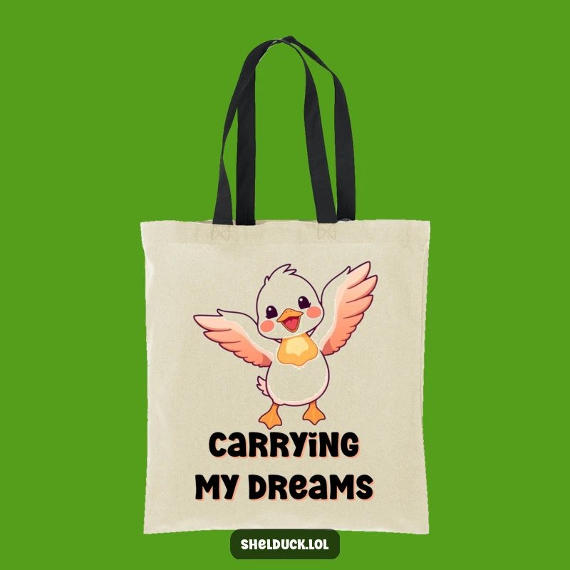 Funny Shelduck Flight Tote Bag: Carry Your Dreams Humorously Gift